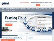 Tablet Screenshot of lascarelectronics.com
